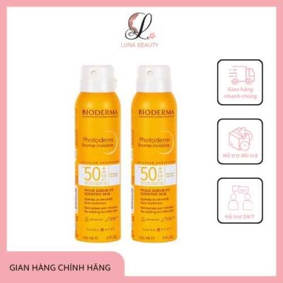 Xịt chống nắng Bioderma Photoderm Brume Invisible SPF 50+